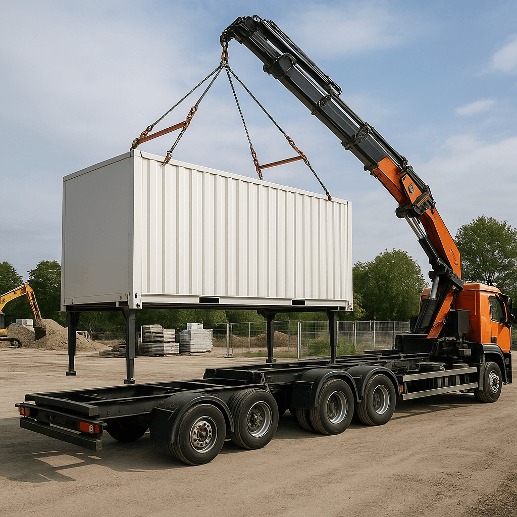High-Cube-Wechselbrücken-Transporte